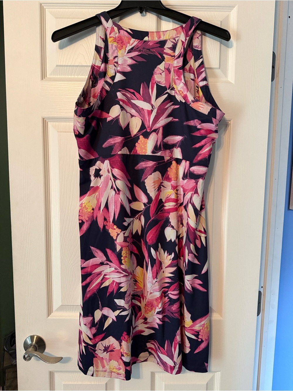 Columbia Floral Tank Dress with Pink and Yellow Accents